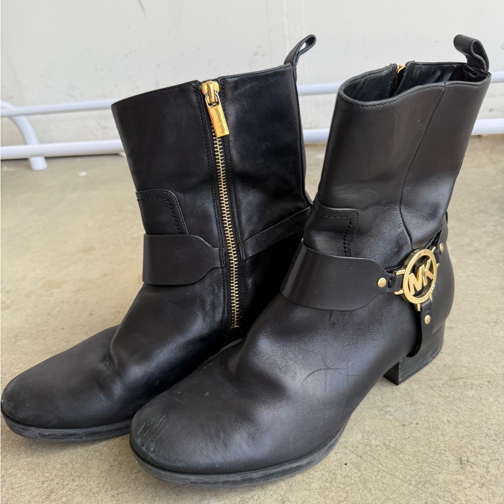 Black Michael Kors Anke Boot